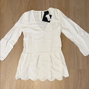 NIGHTWALKER x Pacsun White Eyelet Dress